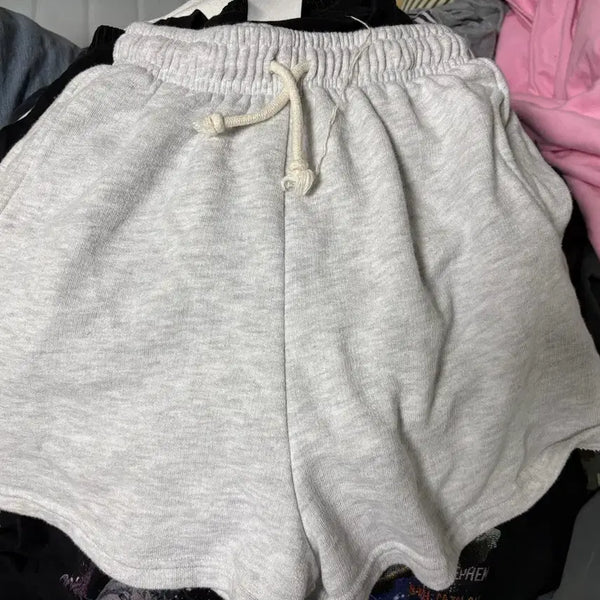 [BUNJANG] Melange Grey Dumble Shorts / 멜란지 그레이 덤블 반바지