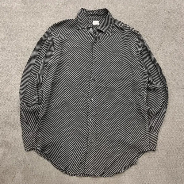 [BUNJANG] Giorgio Armani Collezioni Acetate Shirt / M 아르마니 꼴레지오니 아세테이트 셔츠