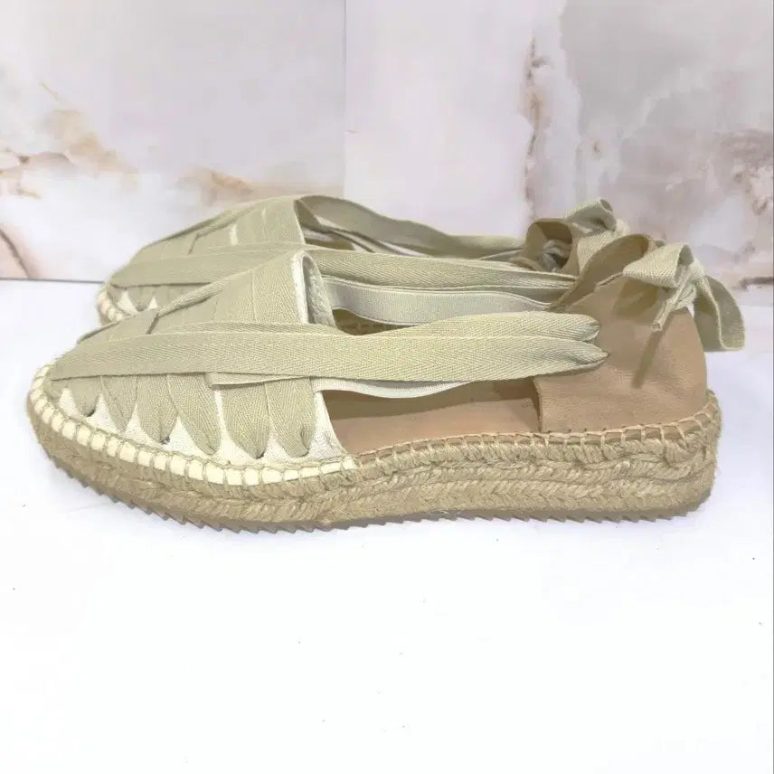 [BUNJANG] 240mm Espadrille Sandals / 240mm 나귀사 스페인 쏘크 에스파듀 샌들