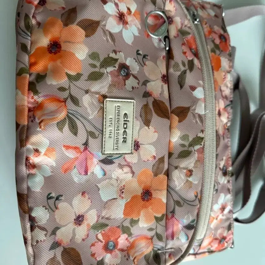[BUNJANG] Eider Flower Pattern Crossbody Bag / 아이더 플라워 패턴 크로스백