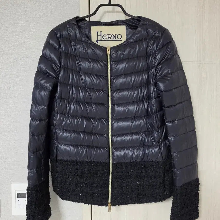[BUNJANG] Ermanno Twee-Collar Down Padded Jacket / [정품] 에르노 다운 패딩 (40)