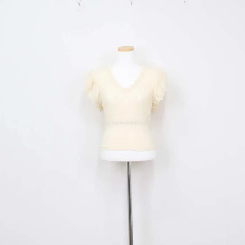 [BUNJANG] Zara Women's Knit T-Shirt (S) / [정품] 자라 여성 니트 티셔츠 새상품 S사이즈 정인샵
