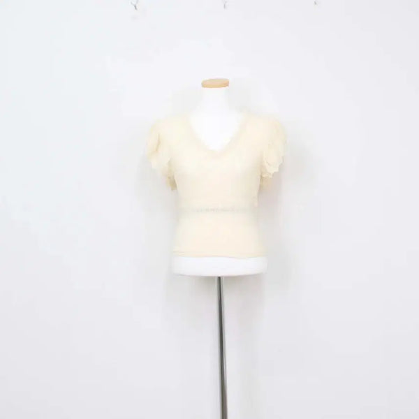 [BUNJANG] Zara Women's Knit T-Shirt (S) / [정품] 자라 여성 니트 티셔츠 새상품 S사이즈 정인샵