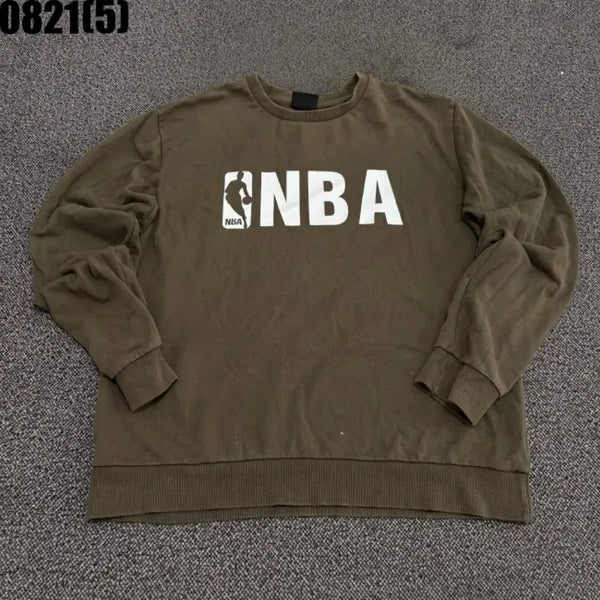 [BUNJANG] NBA Sweatshirt Khaki XXL / NBA 맨투맨 카키 XXL