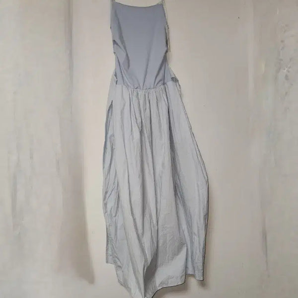 [BUNJANG] Women's Sleeveless Maxi Dress / 새옷) 끈 뷔스티에 롱 원피스 S