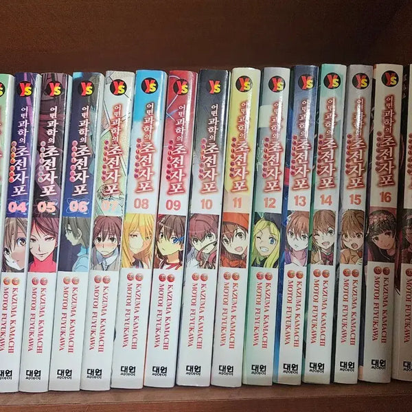 [BUNJANG] A Certain Scientific Railgun Manga Volumes 1-20 / 어떤과학의초전자포1-20 새책포함 소장용