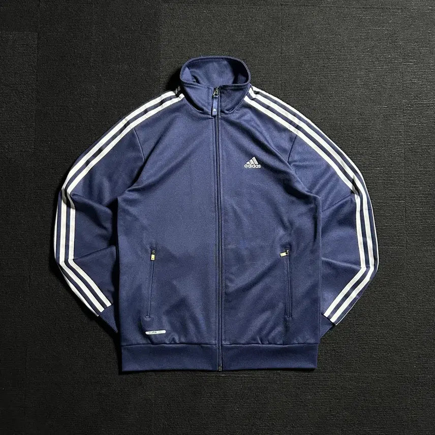 [BUNJANG] Adidas Navy Sideline Track Top Jersey / 아디다스 네이비 사이드라인 트랙탑 져지
