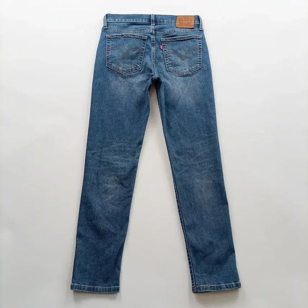 [BUNJANG] Levi's Slim Stretch Washed Denim Pants Women's Size 26 / 리바이스 청바지 사이즈26 슬림 스판 워싱 여자 여성 데님팬츠 B1763