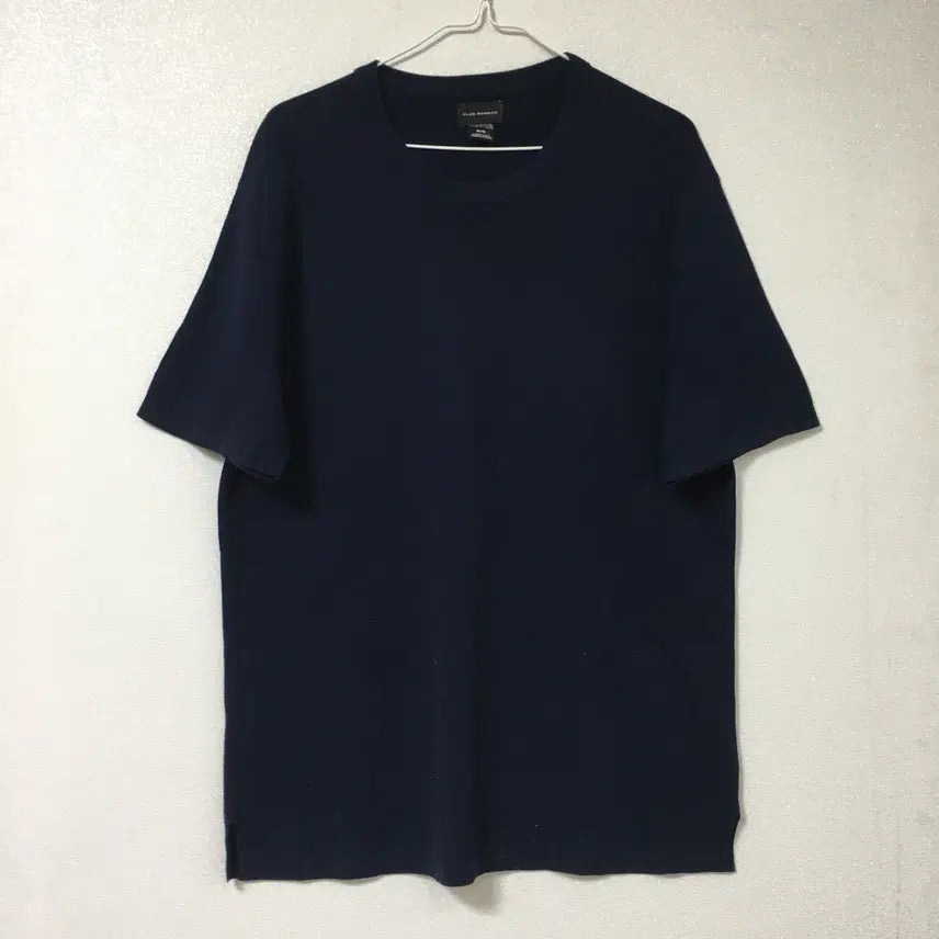 [BUNJANG] Club Monaco Men's Short Sleeve Knit - Navy, Size 100 / 클럽모나코 남성 반팔 니트 100
