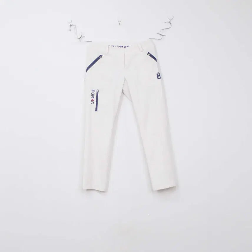 [BUNJANG] Pearly Gates Women's Golf Pants White Size 0 / [정품] 파리게이츠 여성 골프 팬츠 바지 0사이즈 정인샵