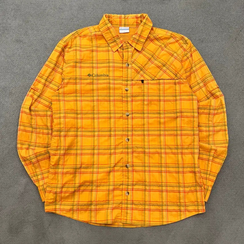 [BUNJANG] Columbia Check Flannel Shirt / M 컬럼비아 체크 남방 셔츠