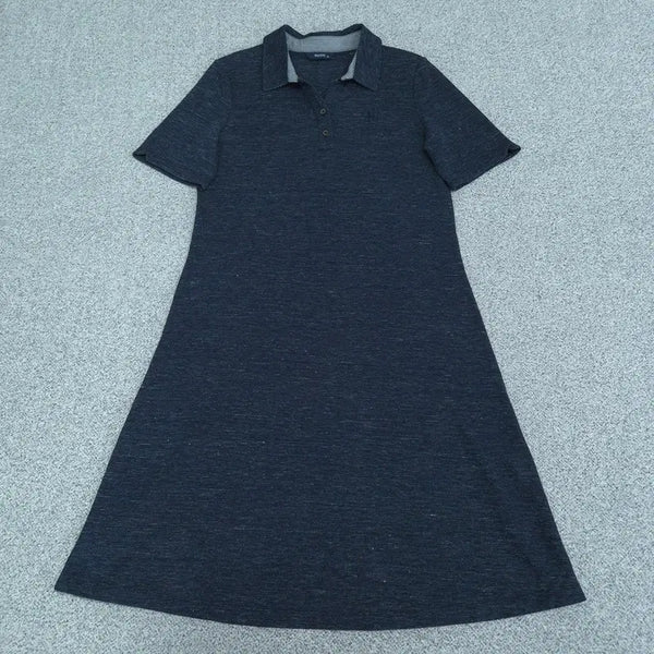 [BUNJANG] Hazzys Short Sleeve Collar Dress / 85 헤지스 반팔 카라 원피스 | 0821B26
