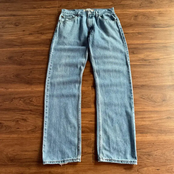 [BUNJANG] Levi's 505 Medium Blue Denim Pants (00s) / [33]00's 리바이스 505 미디엄블루 데님 팬츠