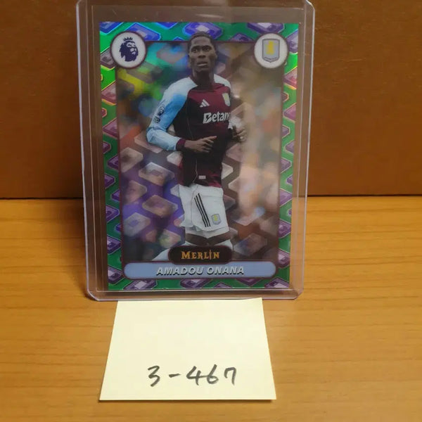 [BUNJANG] Topps Merlin Chrome Amandou Onana Soccer Card / 탑스 멀린 크롬 아만두 오나나 축구카드