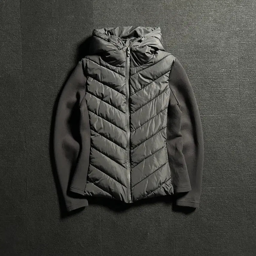 [BUNJANG] Zara Black Quilting Combo Padded Jacket / 자라 블랙 퀄팅 콤비 패딩 자켓
