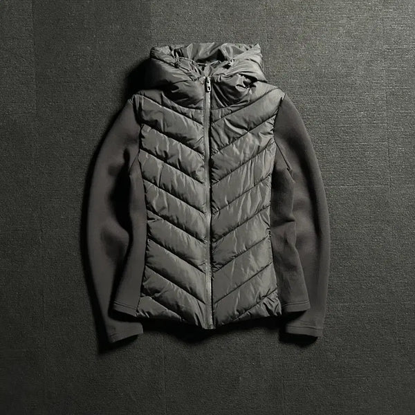 [BUNJANG] Zara Black Quilting Combo Padded Jacket / 자라 블랙 퀄팅 콤비 패딩 자켓