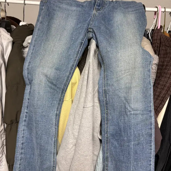 [BUNJANG] Vintage Blue Denim Jeans / 청바지 청색 데님 빈티지 바지