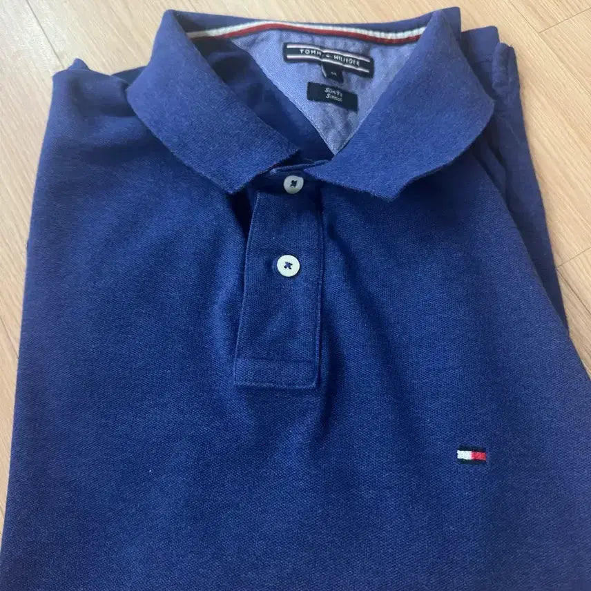 [BUNJANG] Tommy Hilfiger Long Sleeve Polo Shirt - Size M / 타미 긴팔 카라티 m