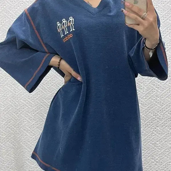 [BUNJANG] Adidas 90's Oversized Sweatshirt 100 / 아디다스 올드스쿨 레트로 빈티지 90's 오버핏 맨투맨 100 C14117