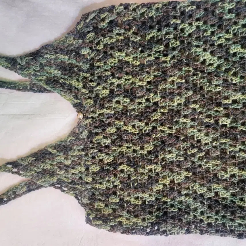 [BUNJANG] Hand-Knitted Vest / 손뜨개조끼