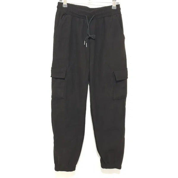 [BUNJANG] Women's Corduroy Fleece Cargo Jogger Pants XL / 여성 코듀로이 기모 카고 조거 팬츠 XL_W0884