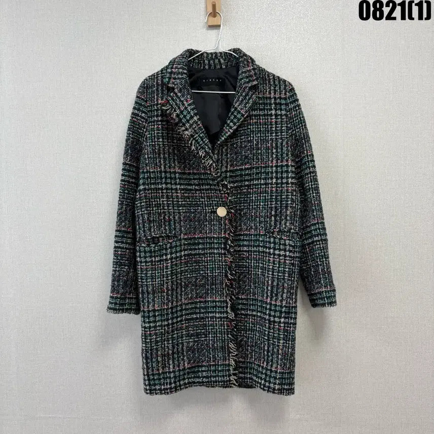 [BUNJANG] Sissely Check Tweed Coat Size 42 / 시슬리 체크 트위드 코트 42