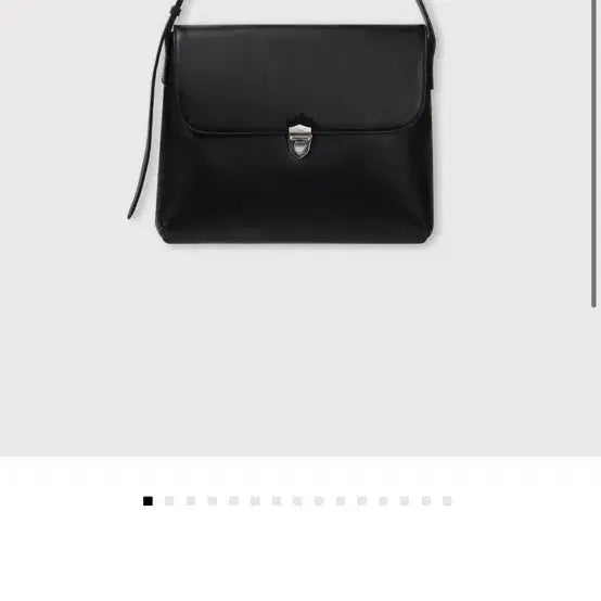 [BUNJANG] Ethos Square Mailbox Bag Black / ETHOS 에토스 스퀘어 메일박스백 블랙