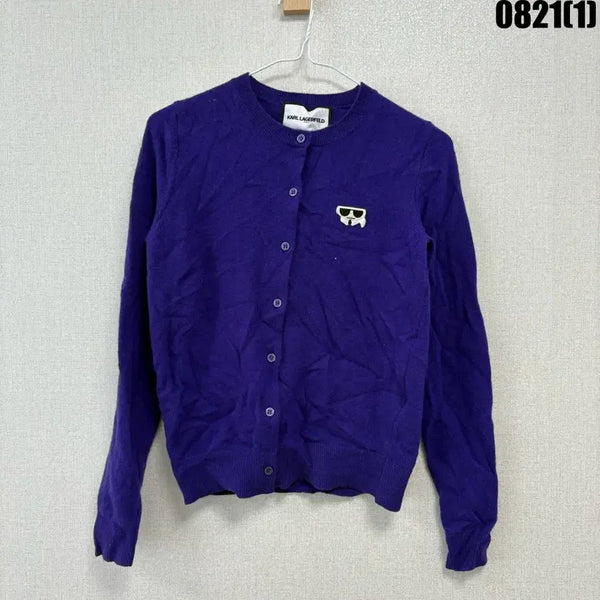 [BUNJANG] Karl Lagerfeld Purple Cardigan / 칼 라거펠트 가디건 퍼플 66