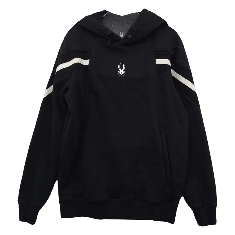 [BUNJANG] Spider Logo Black Hoodie S / 스파이더 로고 블랙 후드티 S