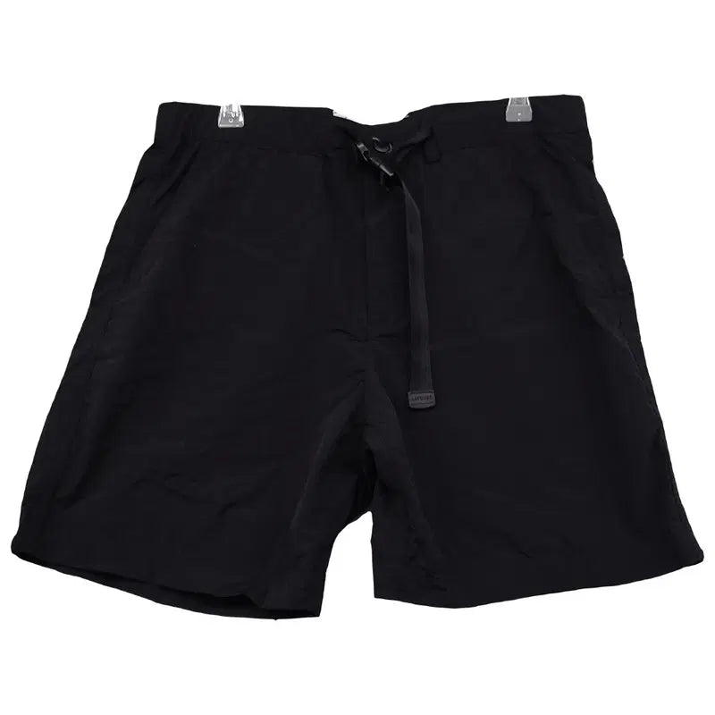 [BUNJANG] La Filer Store Belted Nylon Shorts Black / 라퍼지스토어 블랙 벨티드 나일론 반바지 30
