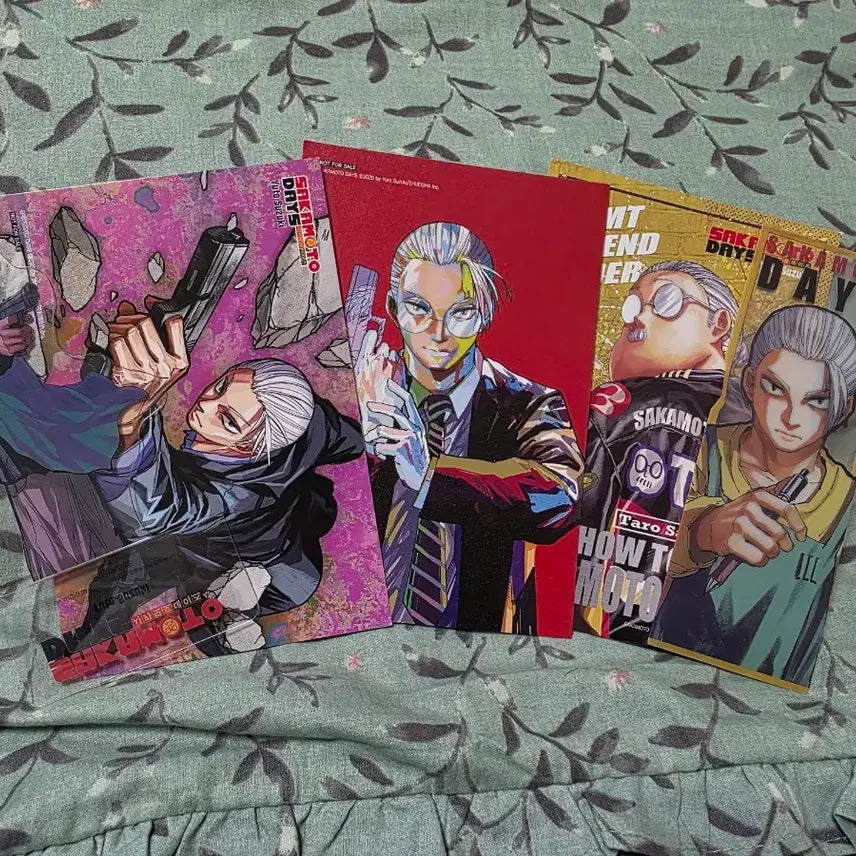 [BUNJANG] Sakura Days Sakamoto Taro Special Illustration Postcard & Bookmark + Sakamoto Days Vol. 20 Special Strongest Killer PP Stand Official Goods Bundle Set / 사카모토데이즈 사카모토 타로 특전 일러스트 카드 엽서 + 책갈피 + 사카모토데이즈 사카데이 20권 특전 최강의 킬러 PP 스탠드 공식 굿즈 일관