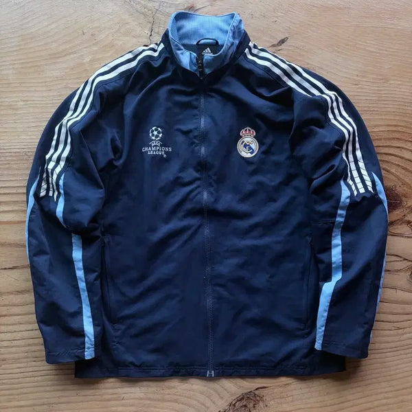 [BUNJANG] Real Madrid 2005-06 Champions League Track Top / 2005-06 레알마드리드 챔피언스리그 바 람막이 트랙탑
