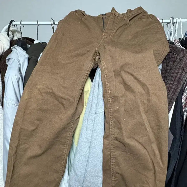[BUNJANG] Brown Cargo Pants / 브라운 카고 바지
