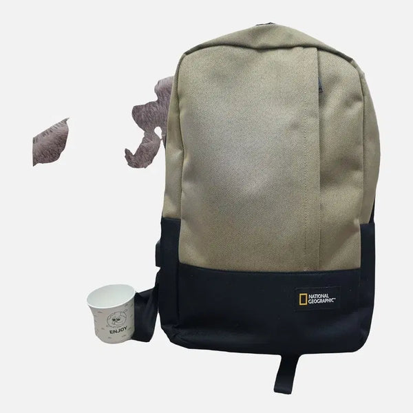 [BUNJANG] National Geographic Color Block Backpack / 내셔널지오그래픽 다채색 백팩 O1307
