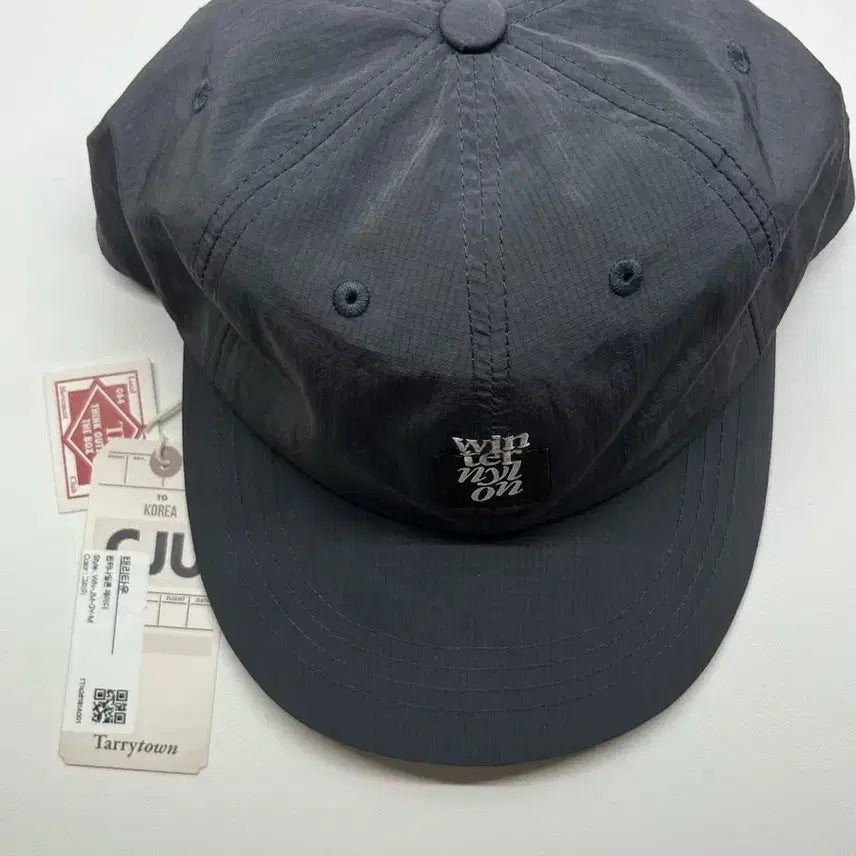 [BUNJANG] Taritown Jamie Winter Nylon Ball Cap (Gray/Deep Green, Size M) / 태리타운 윈터나일론 제이미 그레이/딥그린 볼캡 M사이즈
