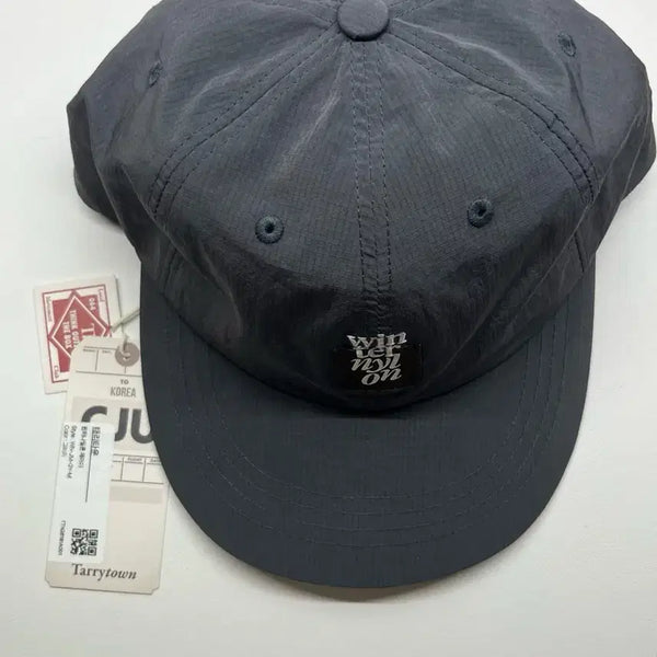 [BUNJANG] Taritown Jamie Winter Nylon Ball Cap (Gray/Deep Green, Size M) / 태리타운 윈터나일론 제이미 그레이/딥그린 볼캡 M사이즈