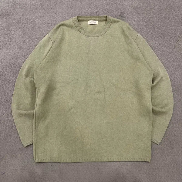 [BUNJANG] L ZAVANAS Round Neck Knit / L ZAVANAS 라운드넥 니트
