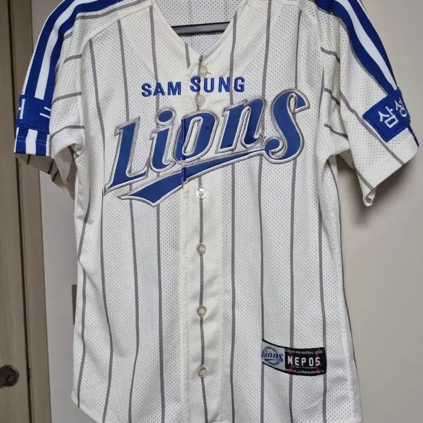 [BUNJANG] Samsung Lions Dynasty Era Cha Woo-chan Marked Jersey Size 95 / 삼성라이온즈 왕조시절 유니폼 95사이즈 차우찬 마킹 판매합니다