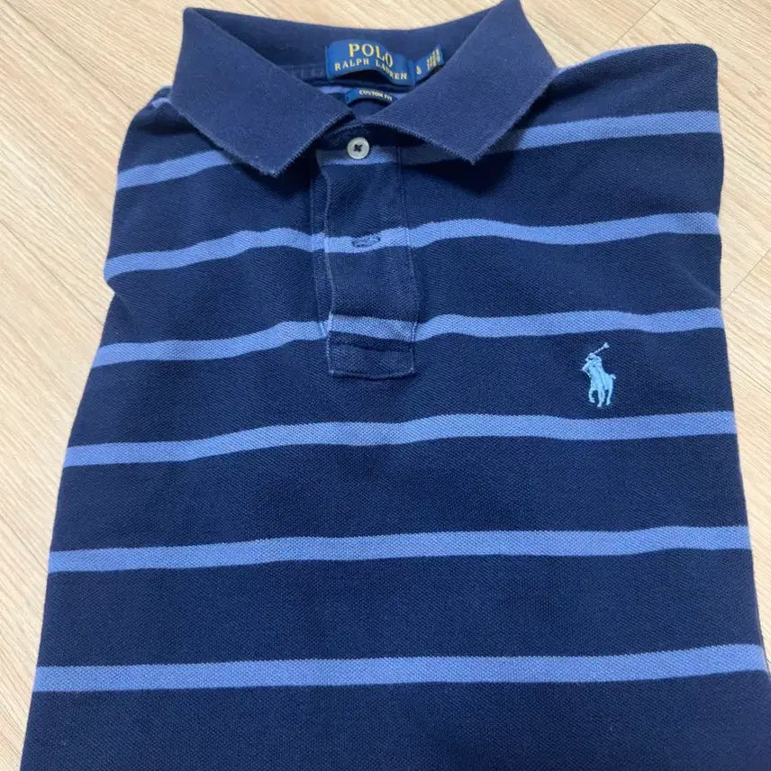 [BUNJANG] Polo Ralph Lauren Striped Short-Sleeve Polo Shirt (L) / 폴로 반팔카라티 L