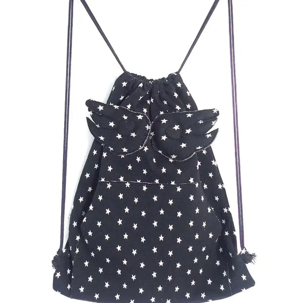 [BUNJANG] Angel Wing Backpack Black / angel wing backpack 아이,블랙