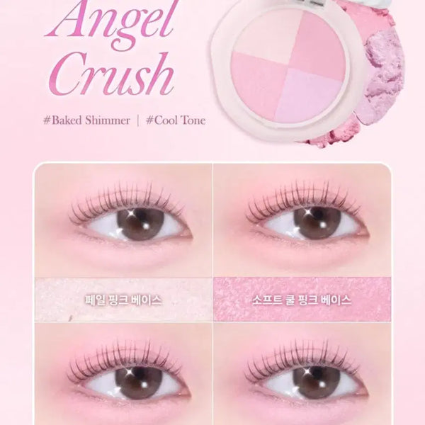 [BUNJANG] Dasique Multi Quad Shadow Palette - Angel Crush (Sealed) / (미개봉) 데이지크 멀티 쿼드 섀도우- 엔젤 크러쉬 색상