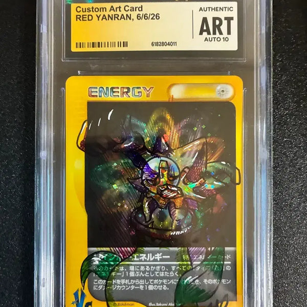 [BUNJANG] CGC Graded Custom Art Red Yanran "Victreebel & Mega-Ampharos" Pokemon Card / CGC 인증 커스텀 아트 red yanran 작품 포켓몬카드