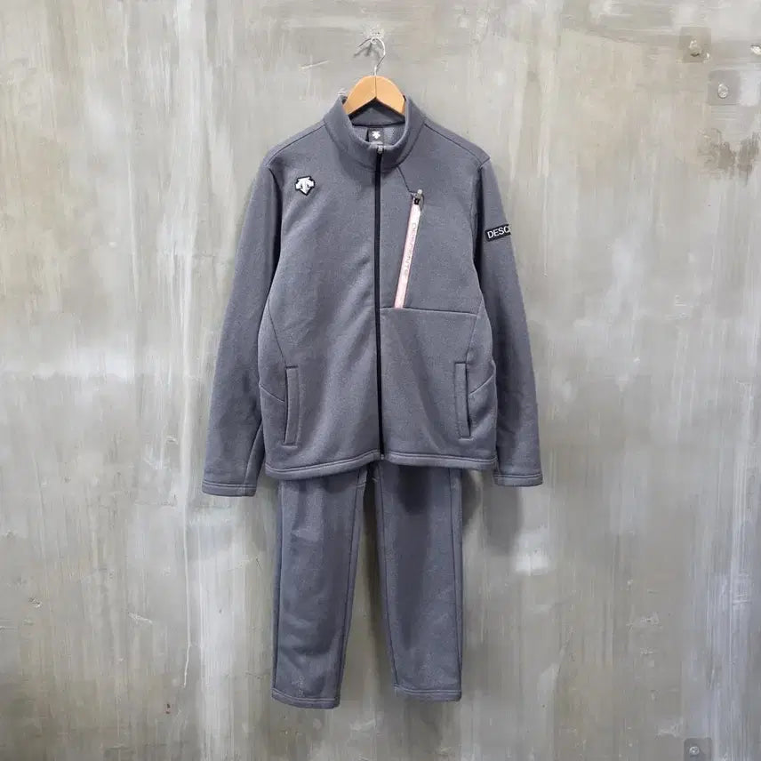 [BUNJANG] Descente Brushed Training Zip-Up Pants Set Men's XL / 데상트 기모 트레이닝 집업팬츠 세트/남성(XL)/ST3931