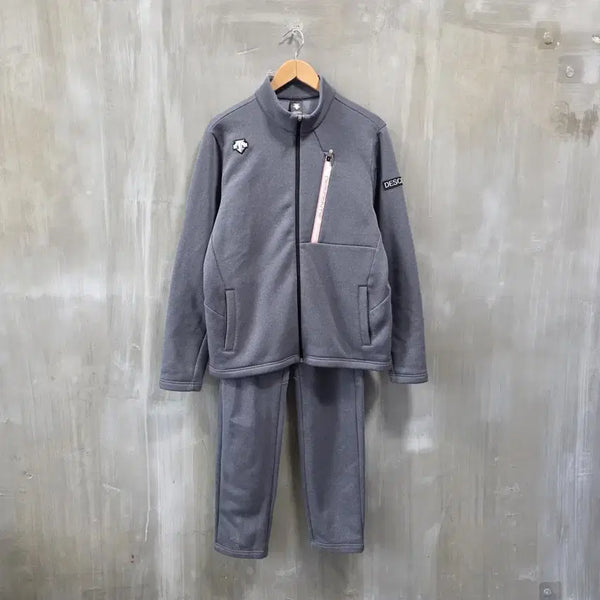 [BUNJANG] Descente Brushed Training Zip-Up Pants Set Men's XL / 데상트 기모 트레이닝 집업팬츠 세트/남성(XL)/ST3931