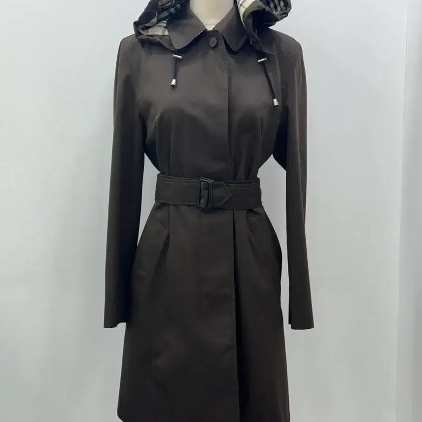[BUNJANG] Burberry Women's Hooded Trench Coat / 버버리 후드 트렌치 코트