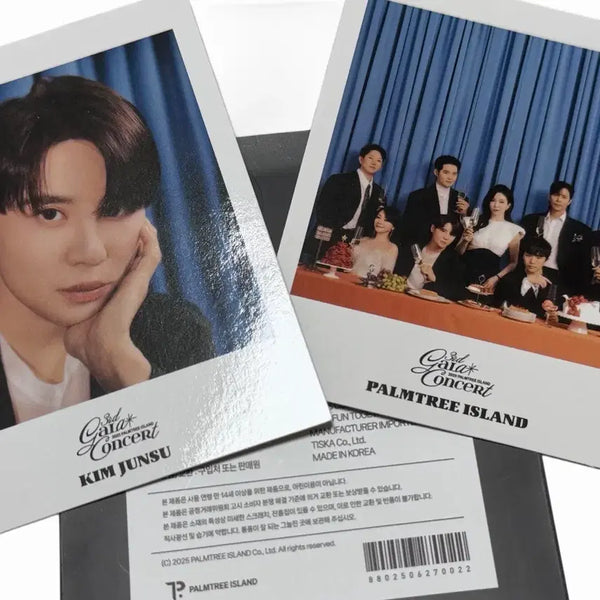 [BUNJANG] XIA Junsu Palmcon 3 Polaroid Set / XIA 김준수 팜콘3 폴라로이드 2장