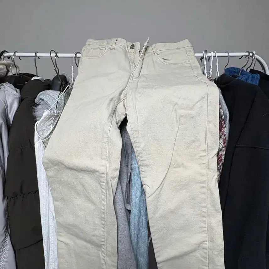 [BUNJANG] Beige Cotton Pants / 베이지색 면바지