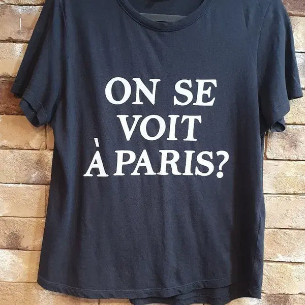 [BUNJANG] Athé Printing Short Sleeve T-Shirt / 아떼 반팔티  프린팅