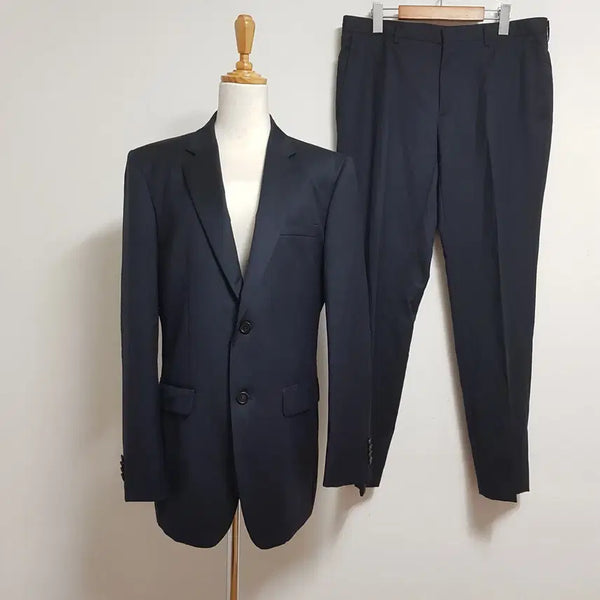 [BUNJANG] MVIO Men's Navy Suit Set - Size 100 / 6712/MVIO 남 100사이즈 네이비정장세트/내옷방