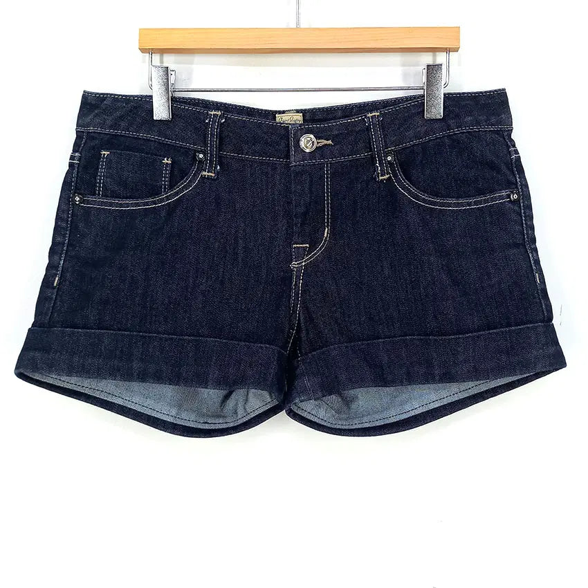 [BUNJANG] Beanpole Women's Denim Hot Pants (HU46532) / 빈폴 여성 여름 큐빅 약스판 데님 핫팬츠 진청73 (HU46532)